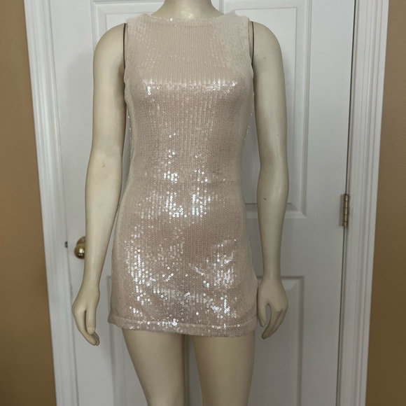 Princess Polly YUMIKO ROMPER CHAMPAGNE SPARKLE - Picture 8 of 13